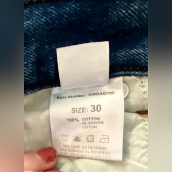 Betro Simone Women's Straight Leg Distressed Button Fly Jeans 30 - Picture 9 of 11